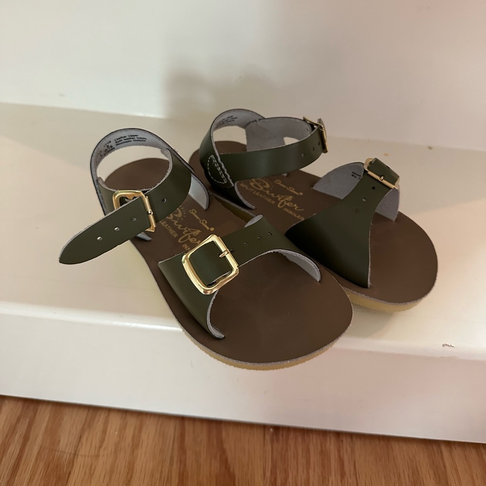 Olive Green Sun San Surfer Sandals